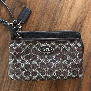 Authentic Coach Wristlet Wallet